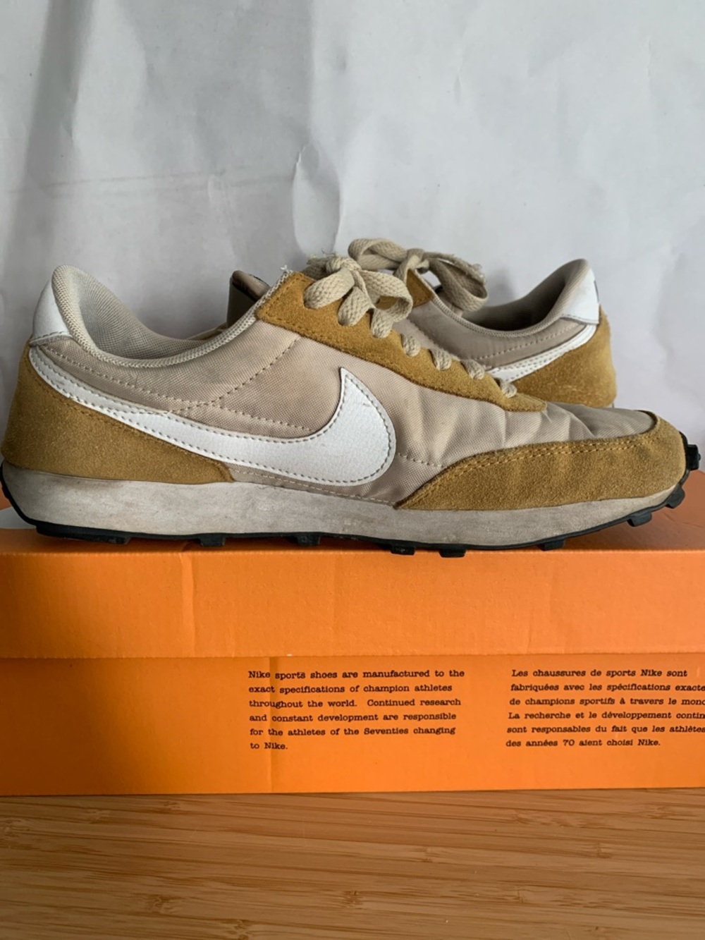 Nike Blazer Mustard Yellow Retro Runner Sneakers